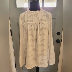 Banana Republic floral blouse